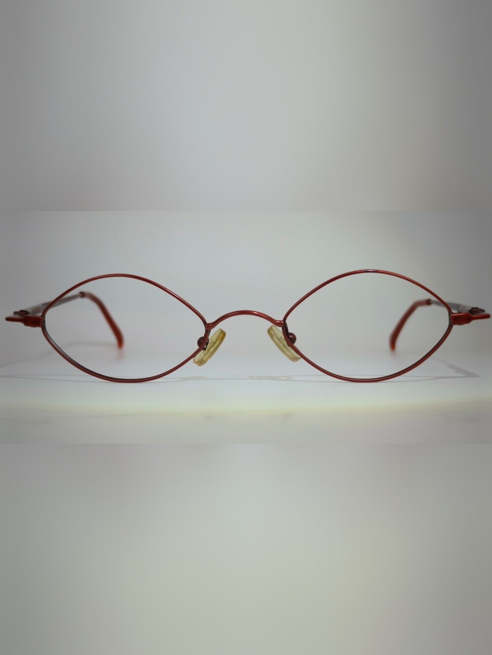 Jean LaFont Stylish Red Oval Women's Eyeglass Frames.